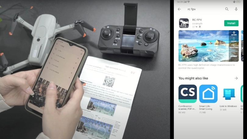 Hướng dẫn sử dụng flycam P14 Pro chi tiết