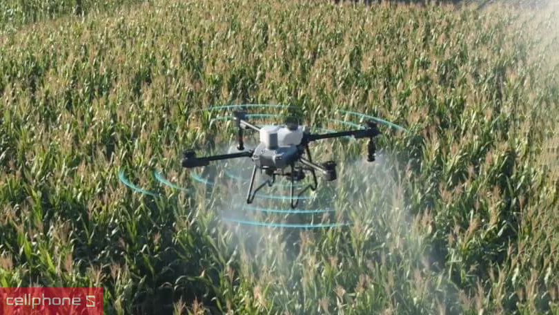 Flycam (máy bay) nông nghiệp chuyên phun thuốc trừ sâu DJI Agras T25