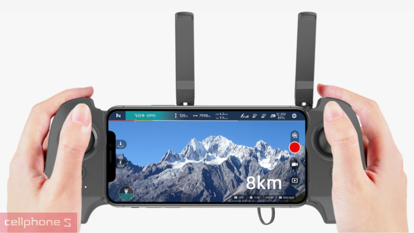 Thời lượng pin và phạm vi bay của Flycam Xiaomi Fimi X8 Mini