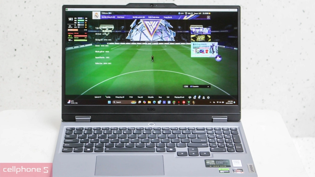 Lenovo LOQ cũ quản lý pin với công nghệ hiện đại