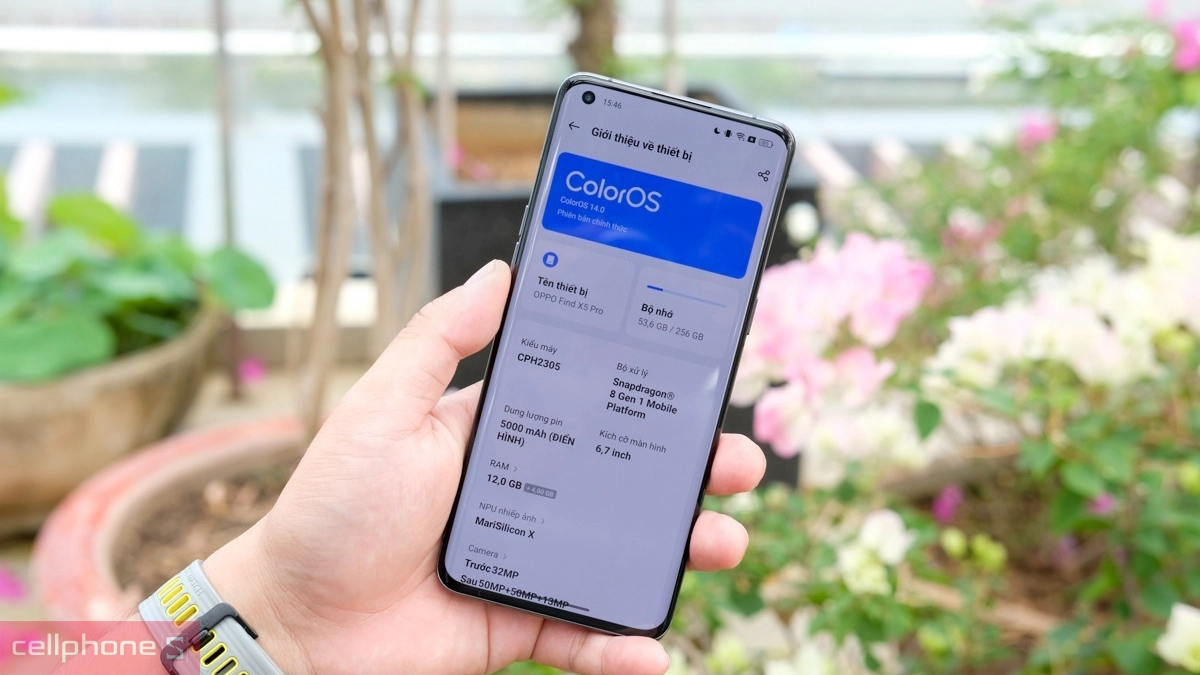 Cấu hình OPPO Find X5 Pro đã kích hoạt