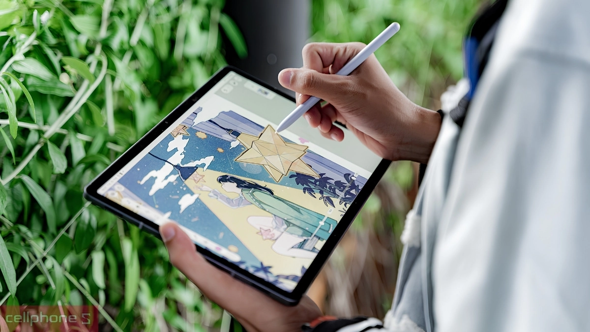 Samsung Tab S10 Plus cũ đi kèm bút S Pen hỗ trợ viết vẽ mượt mà