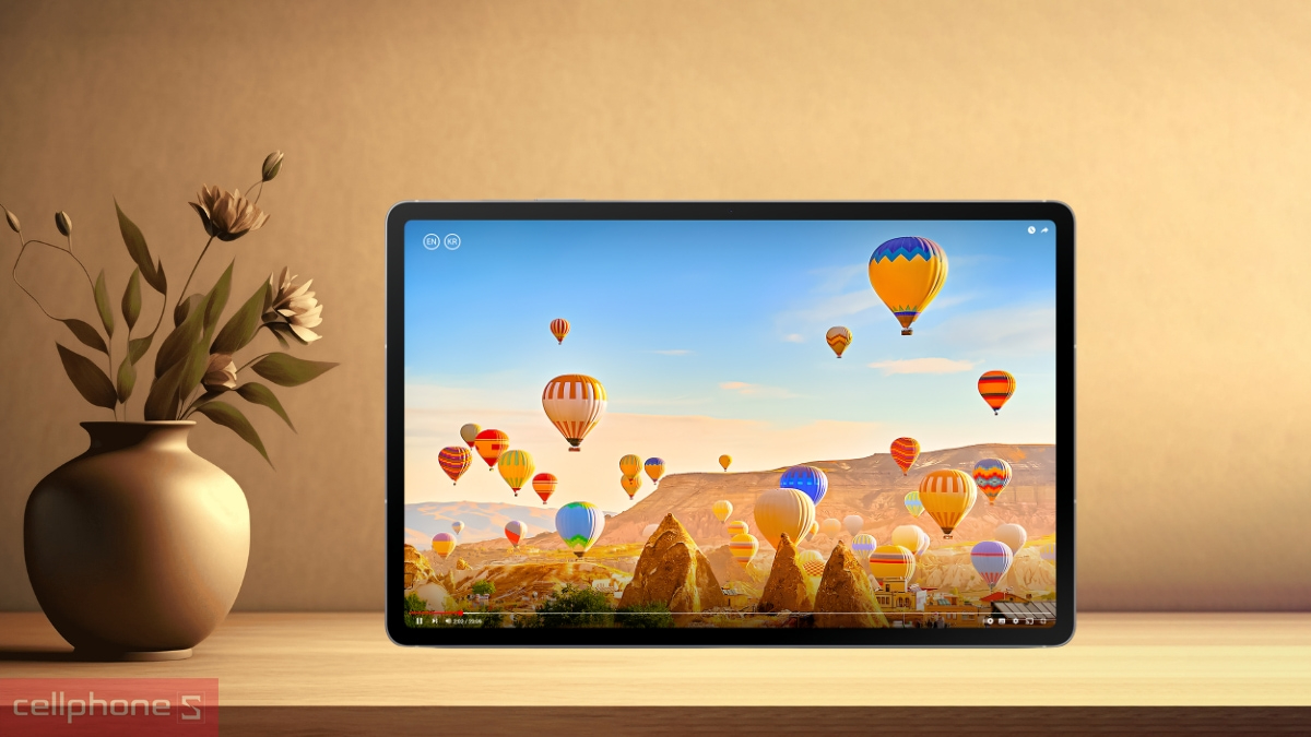 Samsung Tab S10 FE+ trang bị màn hình 13,1 inch tần số quét 90Hz