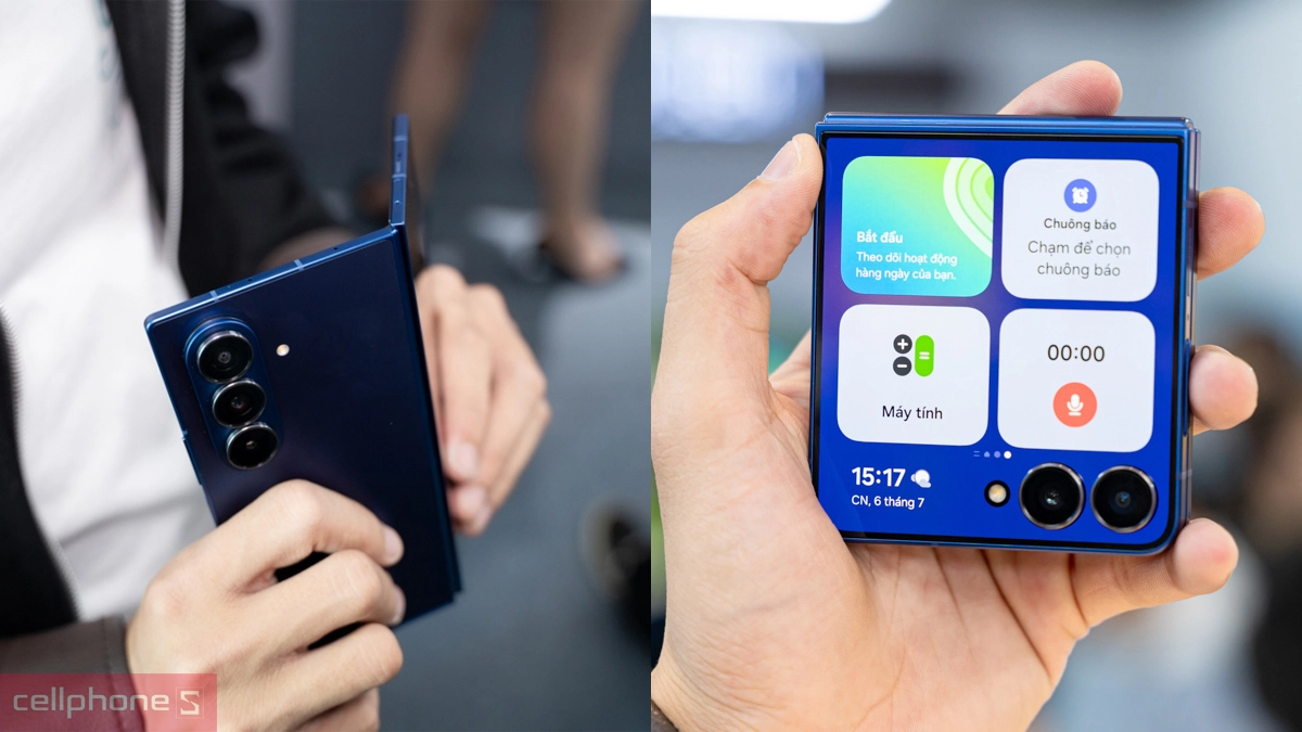 Samsung Galaxy Z Fold 7 và Z Flip 7 với thiết kế màn hình gập mỏng nhẹ