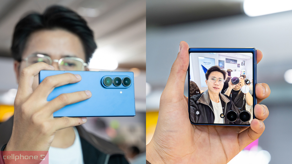 Camera trên Samsung Galaxy Z Fold 7 và Z Flip 7