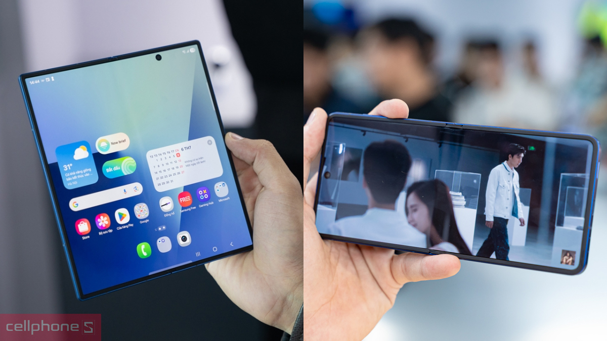 Kiểm tra màn hình và các chức năng trên điện thoại Samsung gập cũ