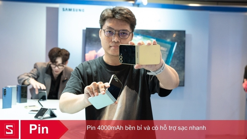 Pin 4000mAh bền bỉ và có hỗ trợ sạc nhanh