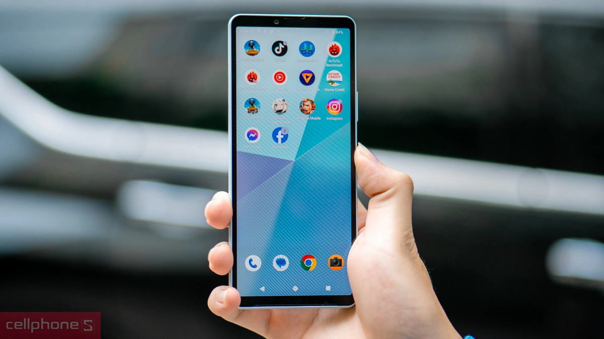 Ngoại hình Sony Xperia 10 VI cũ đẹp