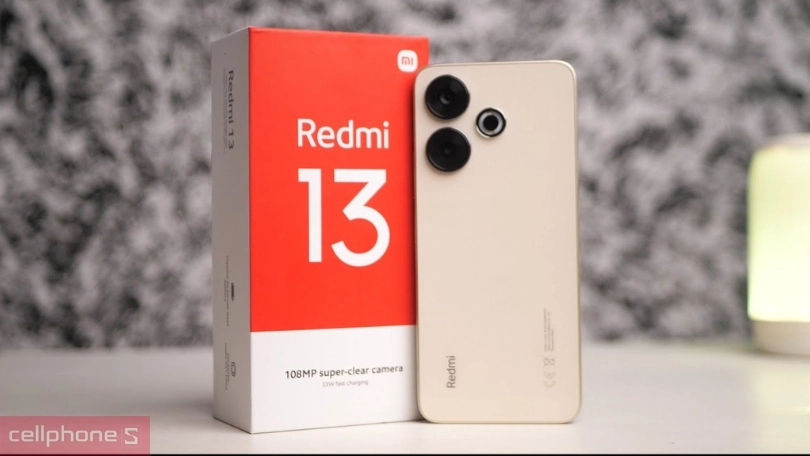 Thiết kế điện thoại Xiaomi Redmi 13 8GB 128GB - Cũ Trầy Xước