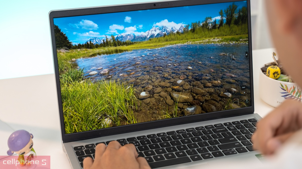 Kiểm tra màn hình Dell Inspiron cũ nhằm phát hiện điểm chết 