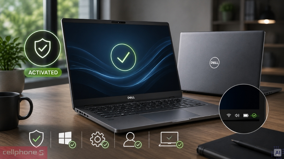 Dell Latitude cũ đã kích hoạt với ngoại hình và linh kiện tùy tình trạng