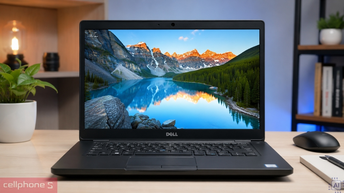 Dell Latitude cũ hiển thị sắc nét với màu sắc trung thực, rõ ràng