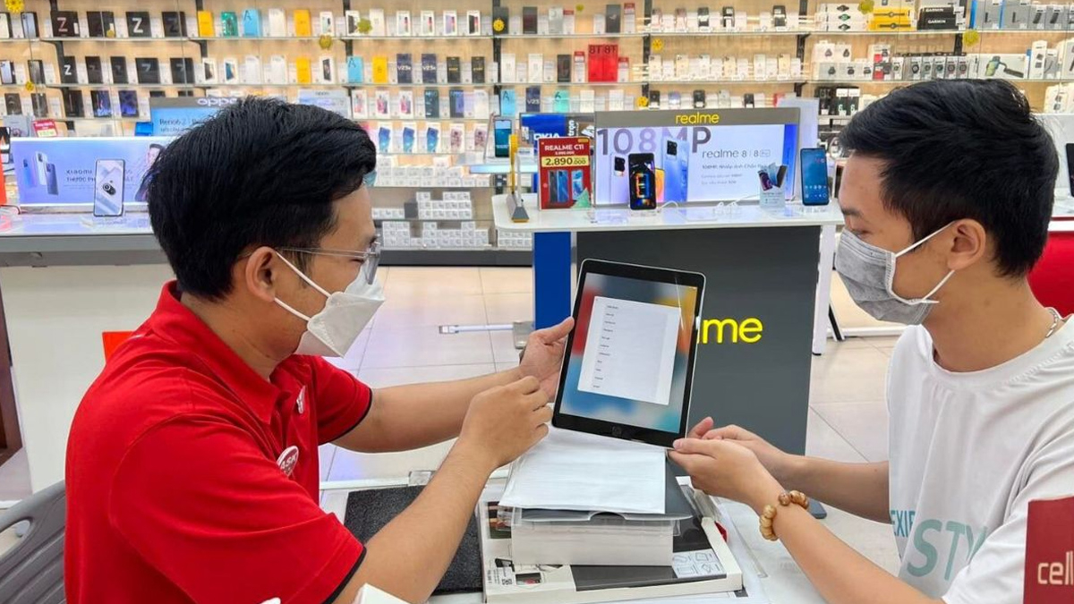 iPad Air M3 cũ được kiểm tra trước khi bán tại CellphoneS