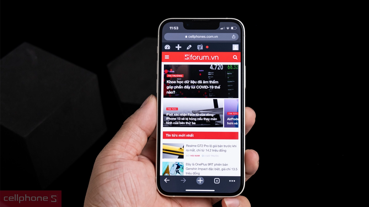 Pin và thời lượng sử dụng của iPhone 13 mini 128GB đổi bảo hành VN/A