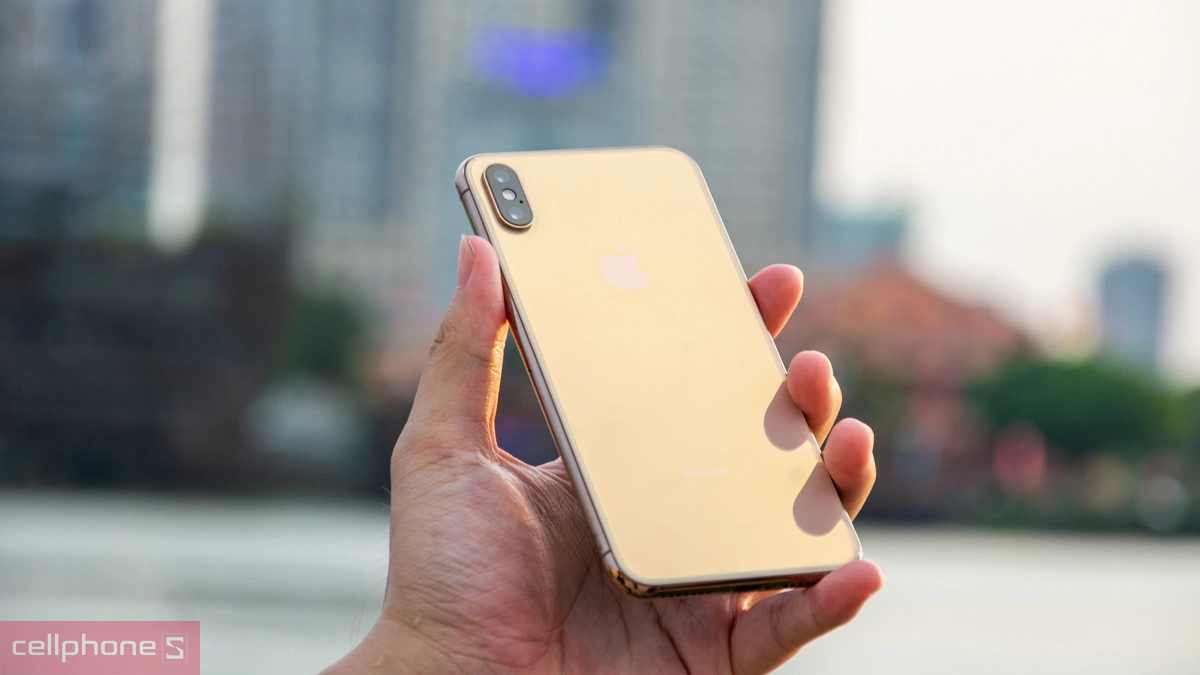 Ngoại hình iPhone XS Max 64GB cũ trầy xước