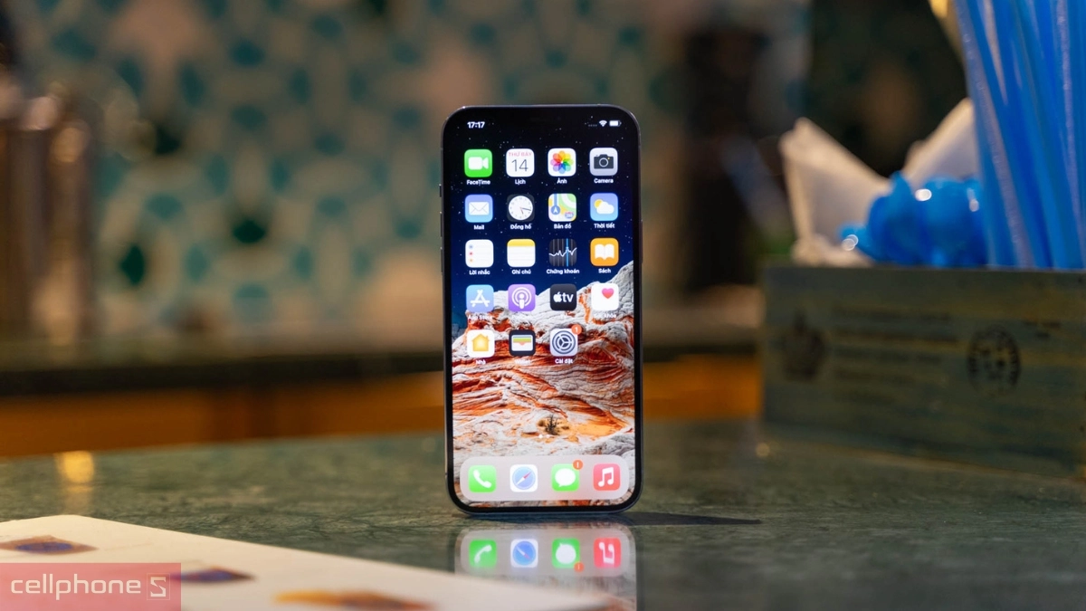 Pin iPhone 12 Pro Max 128GB cũ xước cấn hoạt động bền bỉ