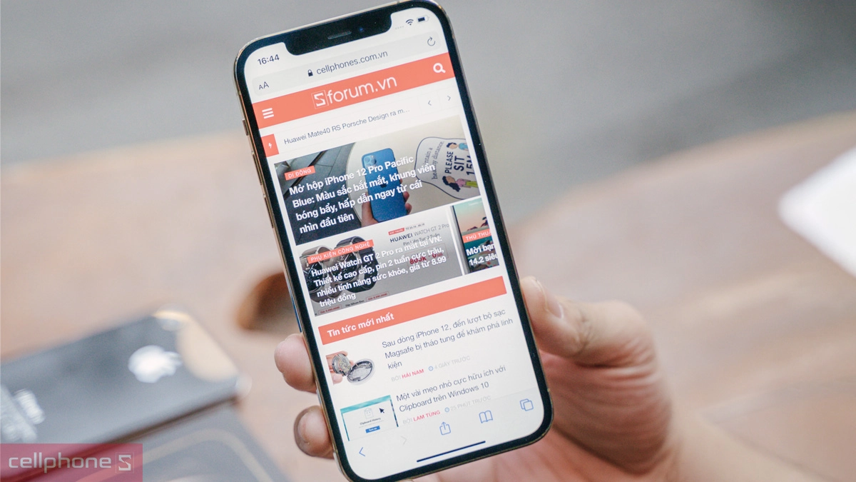 Hiệu năng xử lý mạnh mẽ của iPhone 12 Pro 128GB cũ trầy xước