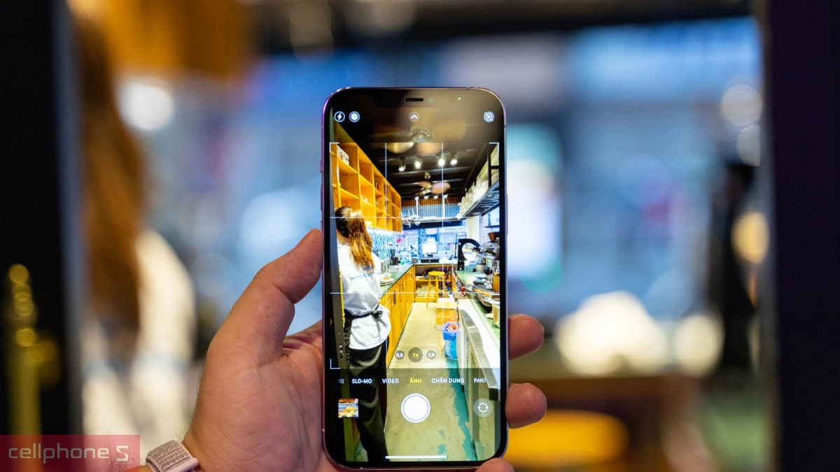 Camera iPhone 12 Pro Max 512GB đã kích hoạt chụp chuyên nghiệp