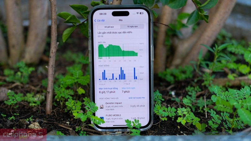 Pin iPhone 14 Pro 128GB cũ trầy xước
