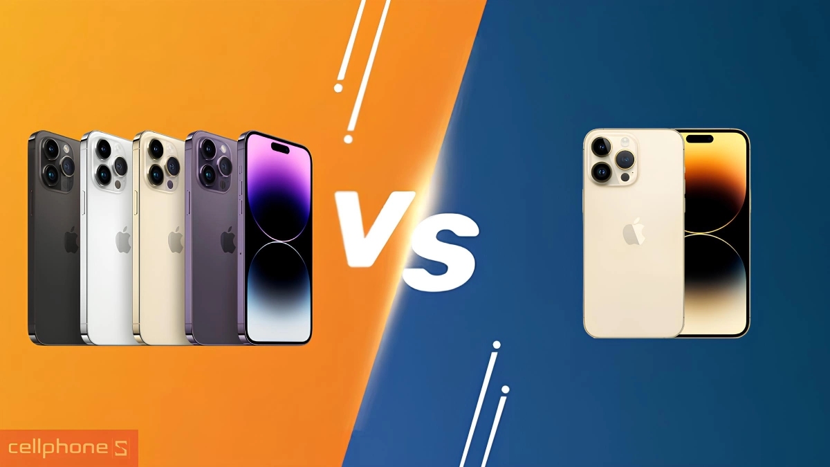 So sánh giá iPhone 14 Pro Max cũ đẹp và máy mới
