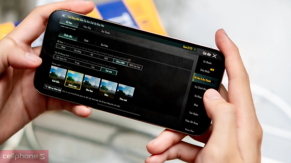 iP 14 Pro Max cũ cũng có đầy đủ các tùy chọn bộ nhớ