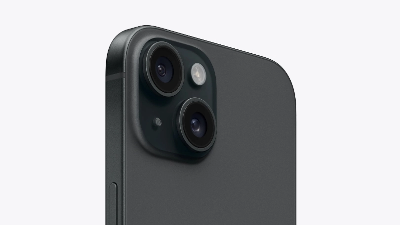 Camera của iPhone 15 256GB cũ trầy xước