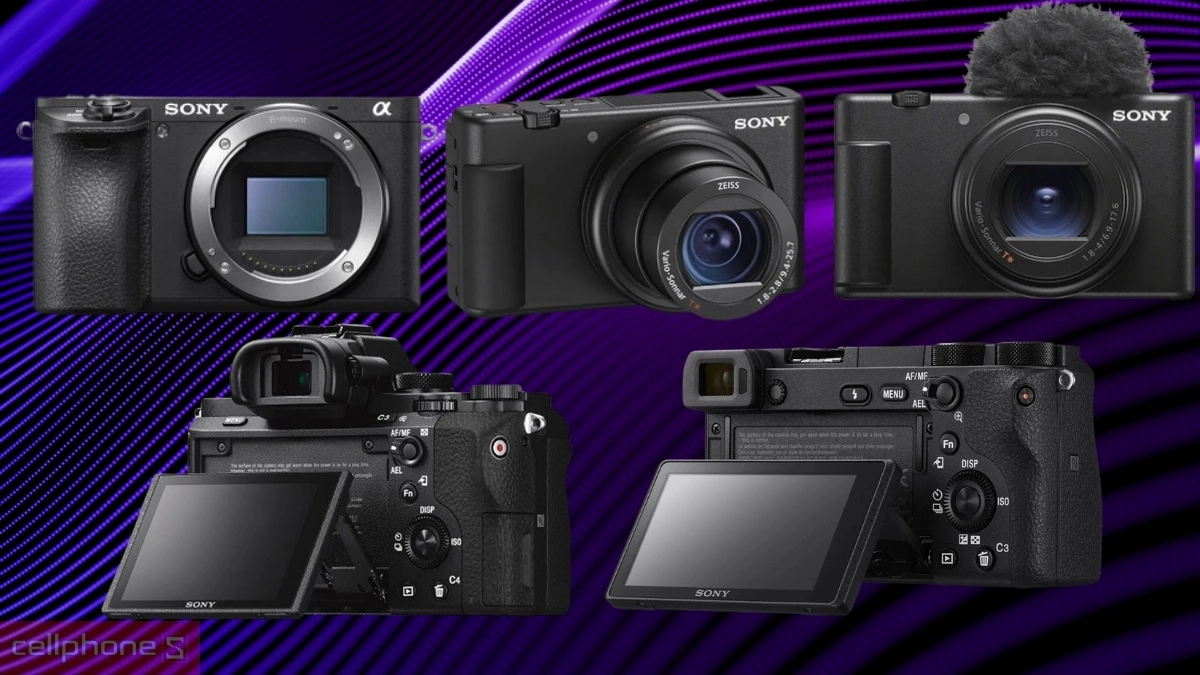 Các dòng máy ảnh Sony đã qua sử dụng