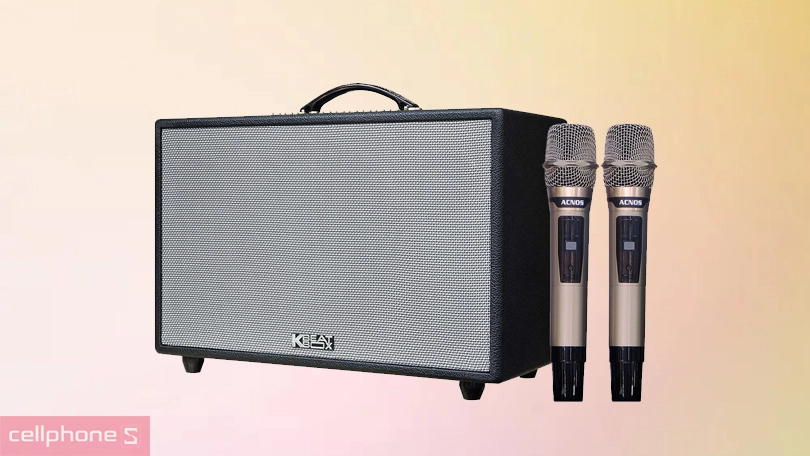 Loa Karaoke xách tay Acnos CS3600 - Chất lượng âm thanh sôi động, mượt mà, dung lượng pin lớn