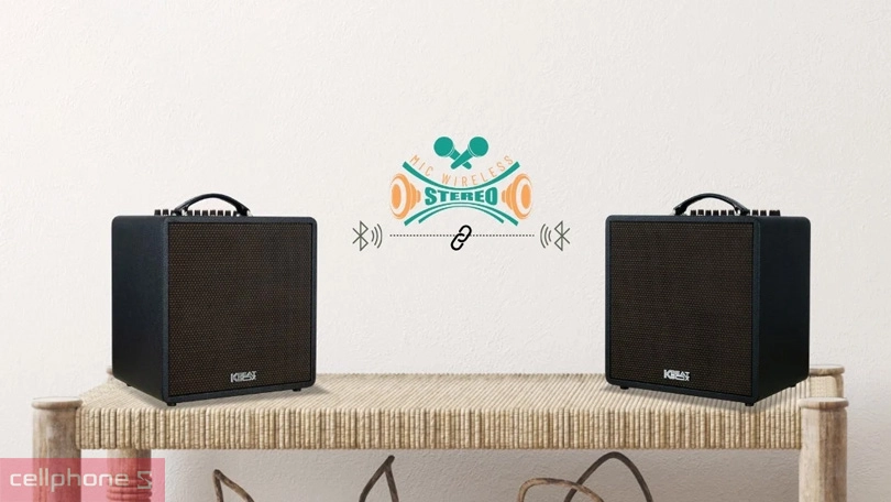 Khả năng kết nối của loa xách tay ACNOS QUAD 64