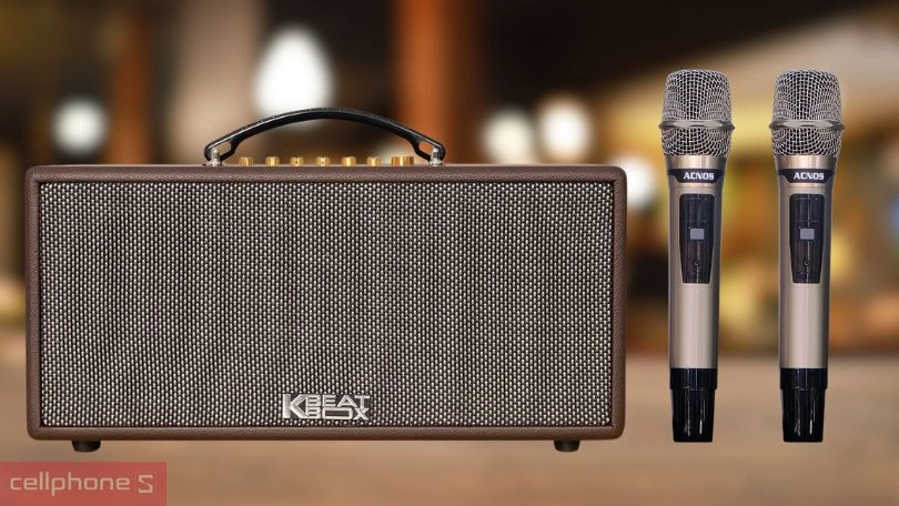 Pin loa Karaoke xách tay Acnos CS366 Plus 