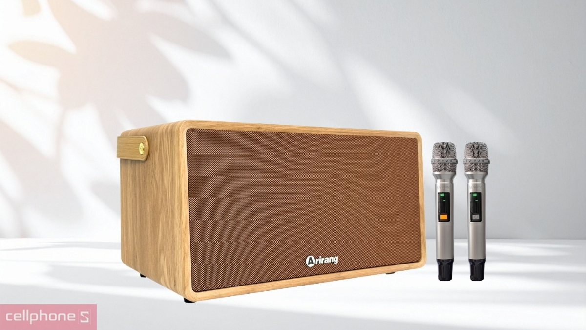 Micro không dây loa Karaoke xách tay Arirang MB2cw