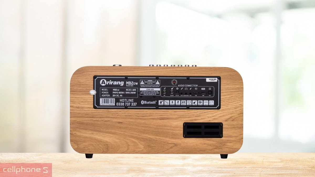 Bảng điều khiển thông minh loa Karaoke xách tay Arirang MB2cw