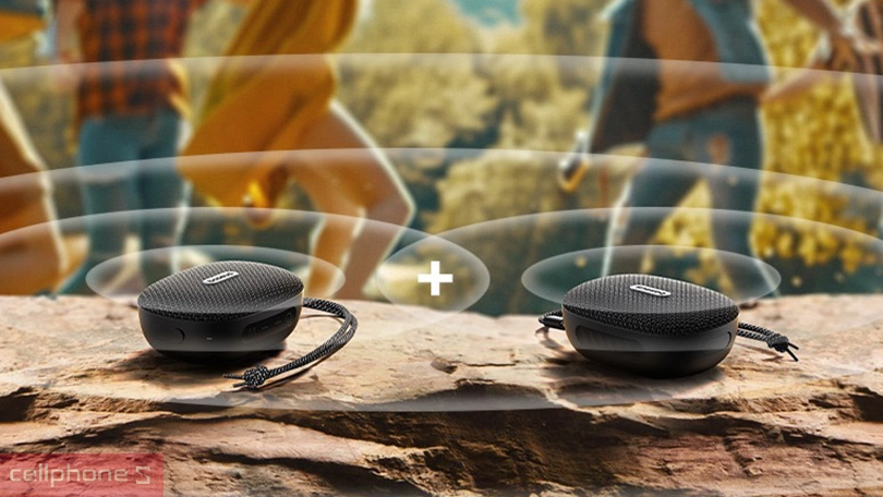 Ghép đôi loa bluetooth Baseus Aequr 35 Pro