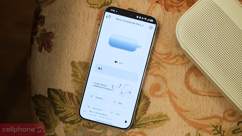 Thời lượng pin của loa Bose Soundlink Flex 2