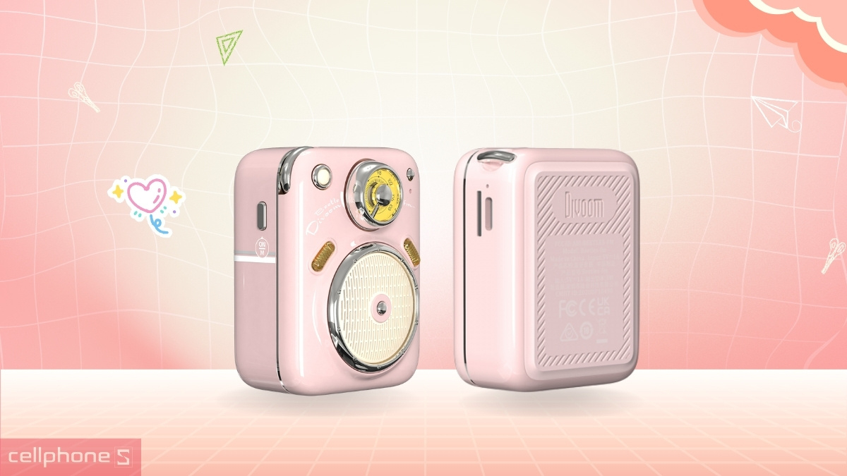 Thiết kế loa Bluetooth Divoom Beetles-FM II