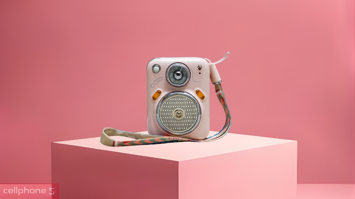 Pin loa Bluetooth Divoom Beetles-FM II