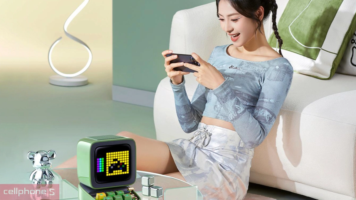 Kết nối linh hoạt loa Bluetooth Divoom Ditoo-5M