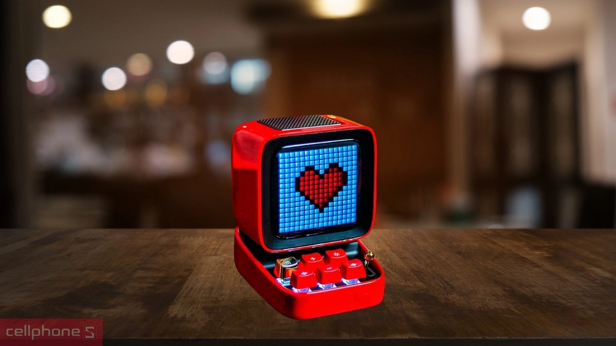 Thiết kế loa Bluetooth Divoom DiToo Plus