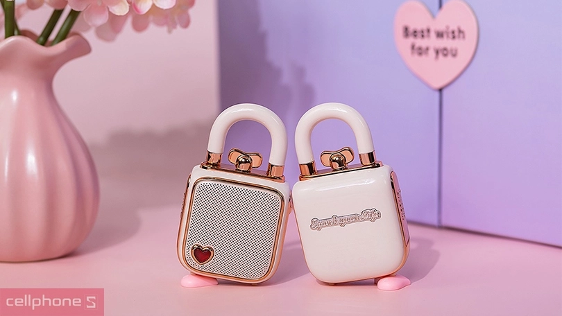 Loa Bluetooth Divoom Lovelock -Thiết kế độc đáo, kết nối yêu thương