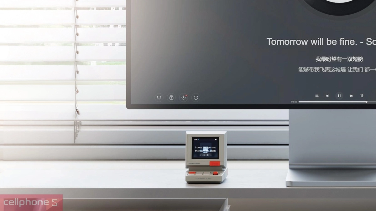 Dung lượng viên pin loa Bluetooth Divoom MiniToo