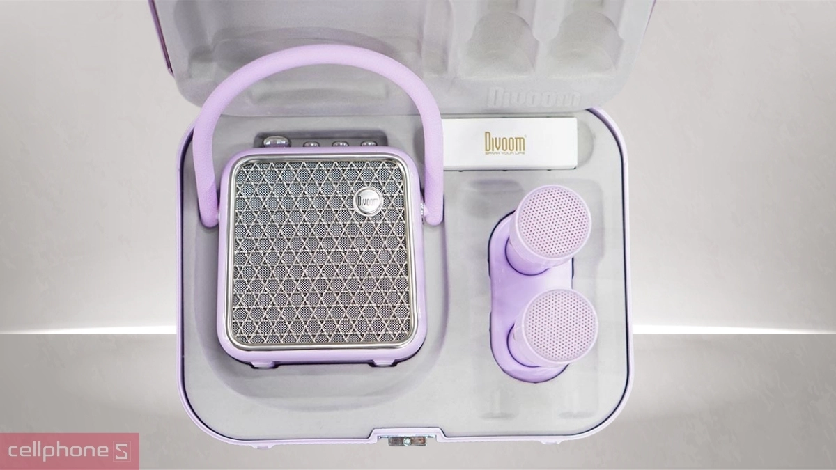 kháng nước IPX4 loa Bluetooth Divoom SongBird-SE 2Mic