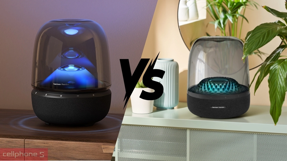 So sánh loa Harman Kardon Aura Studio 5 Wifi vs Studio 4