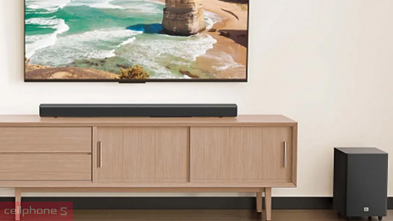 Kết nối loa Soundbar JBL SB550