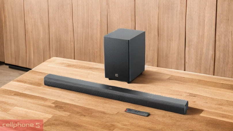 THiết kế loa Soundbar JBL SB550