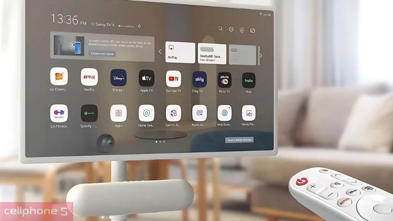 Kết nối loa LG StanbyME XT7