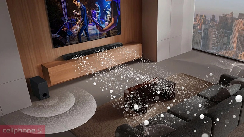 Thiết kế loa thanh LG S60TR 440W