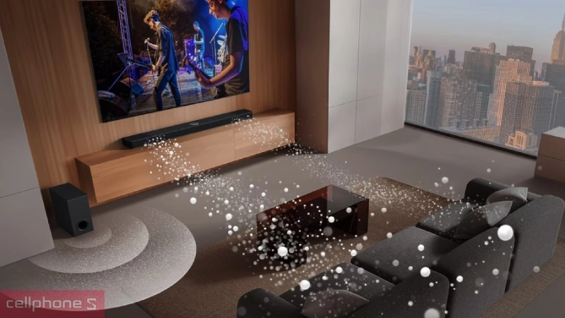Âm thanh không gian, khả năng kết nối của loa thanh Soundbar LG S40T 300W