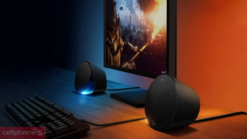 Thiết kế loa vi tính Logitech G560