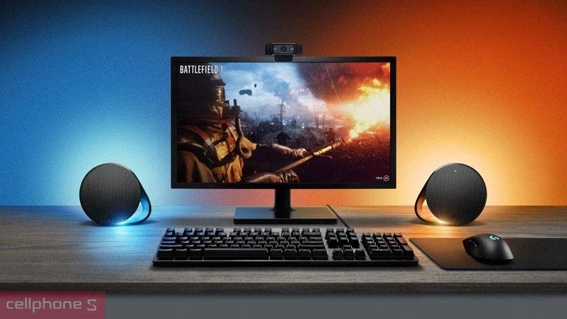Hiệu ứng ánh sáng của loa vi tính Logitech G560