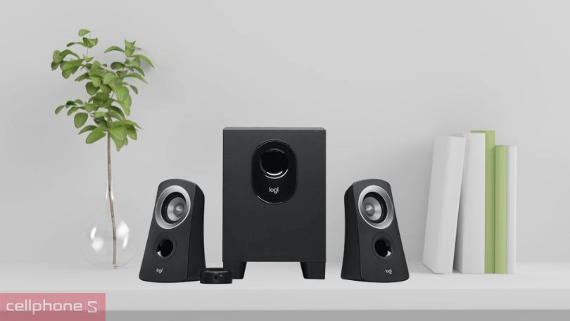 Thiết kế loa Logitech Z313